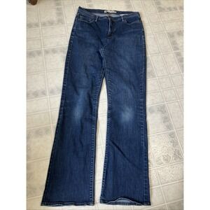 Levi's Strauss Womens Blue bootcut Perfectly Slimming 512 Jeans Sz 12 Long Tall